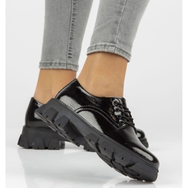 Bőr cipő Filippo DP3153 / 21 Bk fekete 1