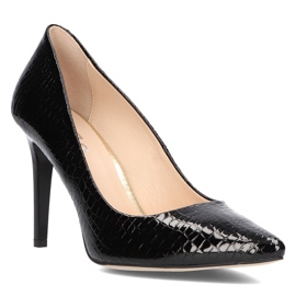 Bőr pumpák Filippo 1555 Fekete 1