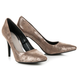 Vinceza Fényes sarok sárga 2