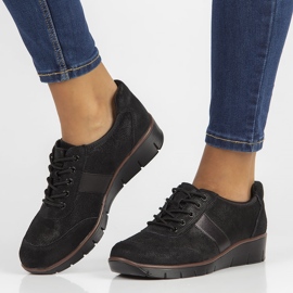 Bőr cipő Filippo DP028 / 22 Bk fekete 1