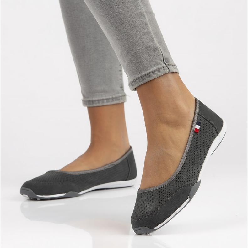 Bőr cipő Filippo DP143 / 22 Gr szürke 1