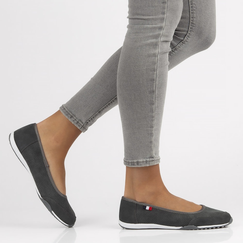 Bőr cipő Filippo DP143 / 22 Gr szürke 2