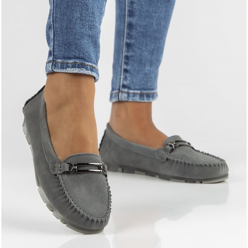 Bőr naplopók Filippo DP1202 / 22 Gr szürke 2