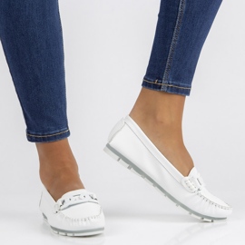 Bőr naplopók Filippo DP3629 / 22 Wh fehér 1