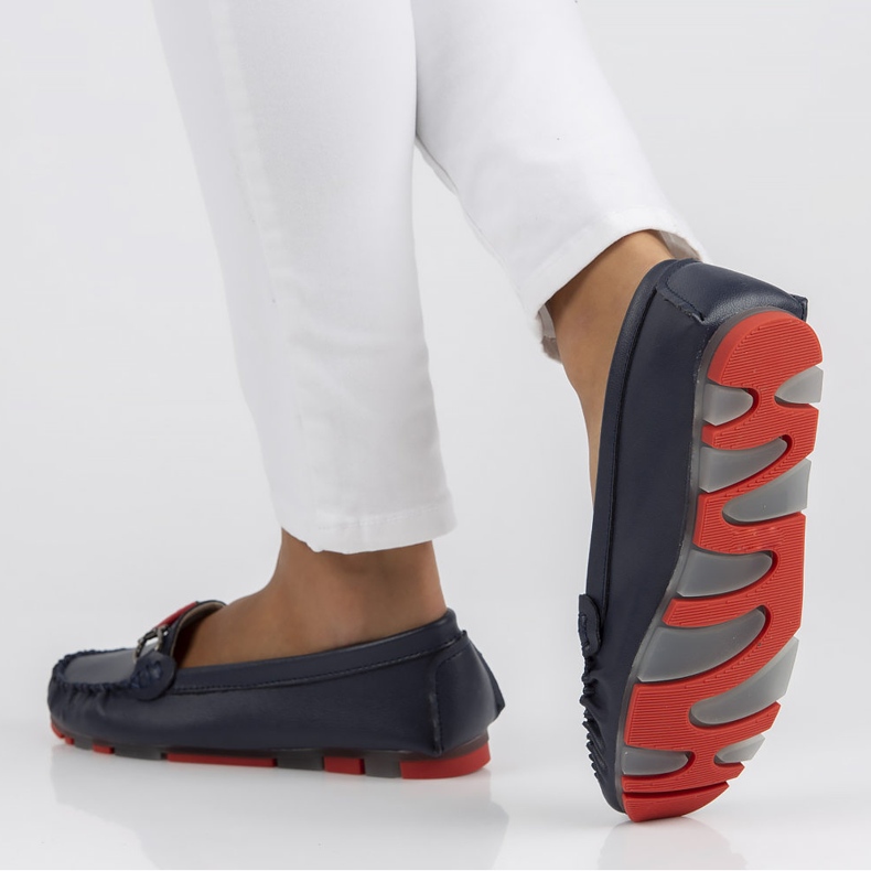 Bőr naplopók Filippo DP3613 / 22 Nv Rd sötétkék 2