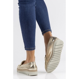 Bőr naplopók Filippo 10134 arany aranysárga 2