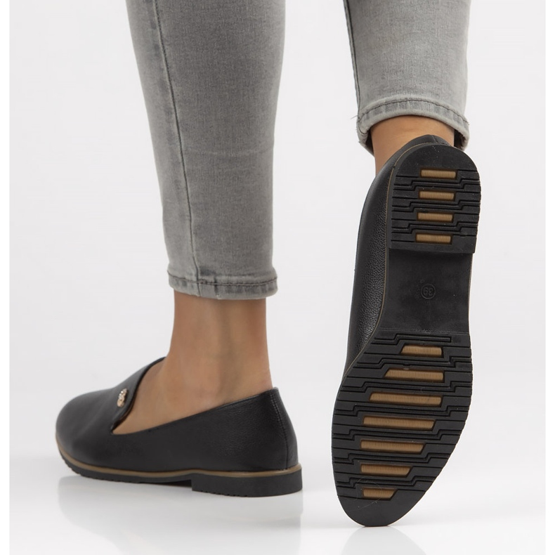 Filippo B5002-BL fekete cipő 2