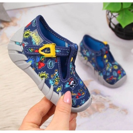 Befado Jr BEF2M sötétkék papucs 1