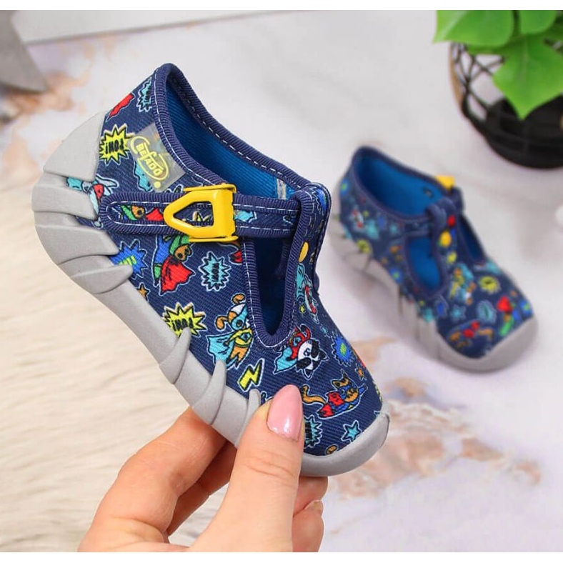 Befado Jr BEF2M sötétkék papucs 1