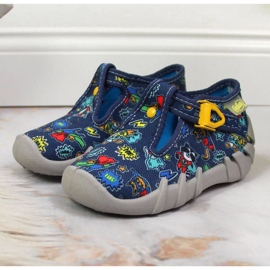 Befado Jr BEF2M sötétkék papucs 2