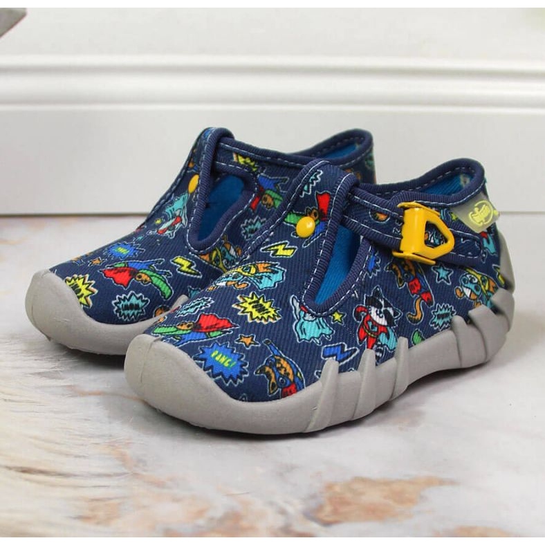 Befado Jr BEF2M sötétkék papucs 2