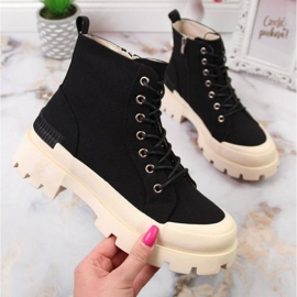 Fekete D&A W OLI142 platform tornacipő 1 Fekete D&A W OLI142 platform tornacipő 1