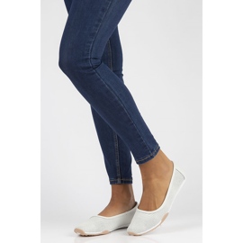 Bőr Balerina Filippo DP3681 / 22 Wh fehér 1