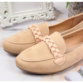 Loafers lordsy Potocki W WOL64B bézs 2