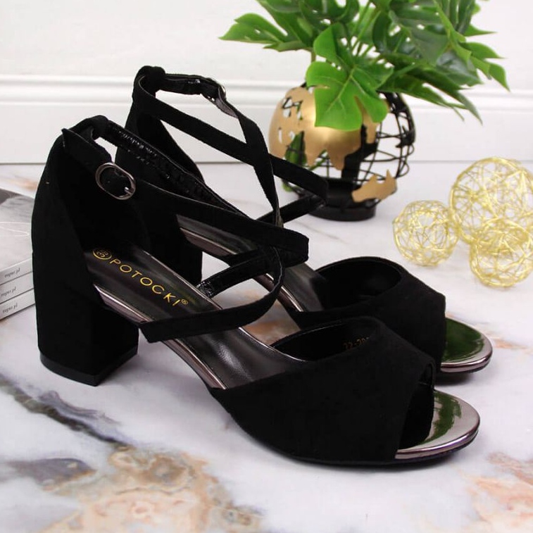 Szandál a poszton Potocki W WOL67A fekete 2 Szandál a poszton Potocki W WOL67A fekete 2