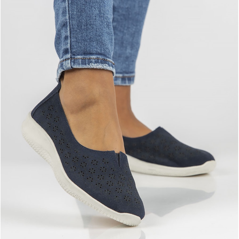 Bőr cipő Filippo DP3673 / 22 Nv sötétkék 1