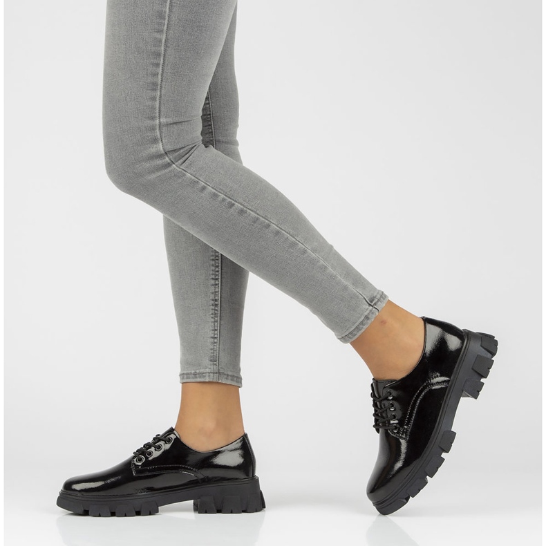 Bőr cipő Filippo DP3153 / 22 Bk fekete 2