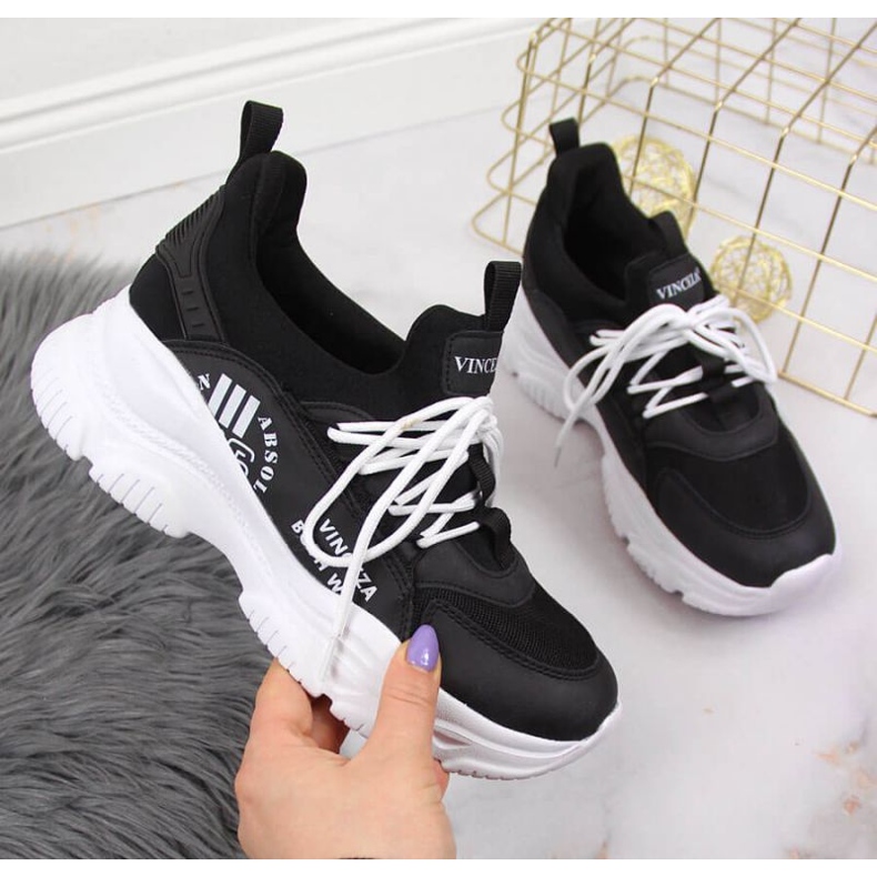 Vinceza W JAN120A fekete sportcipő 1