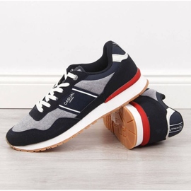 Alkalmi Mckeylor M JAN123B sötétszürke sportcipő sötétkék 2