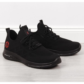 Rieker M RKR534 fekete zokni sportcipő 1