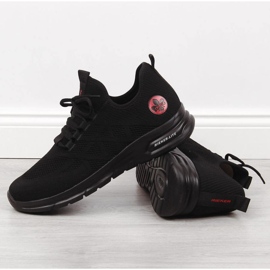 Rieker M RKR534 fekete zokni sportcipő 2