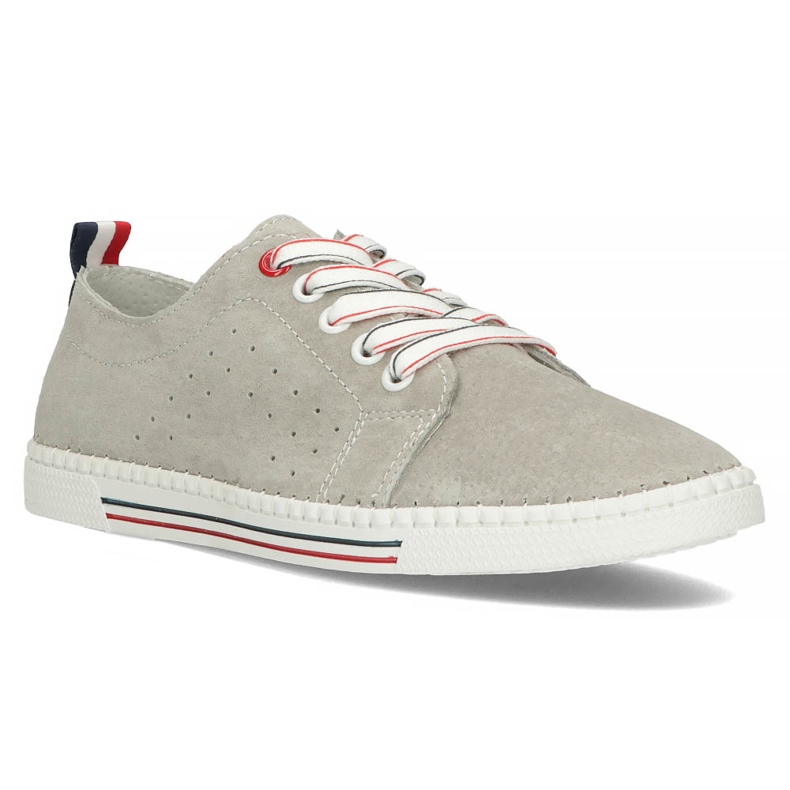 Bőr cipő Filippo DP3507 / 22 Gr szürke 1