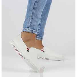 Bőr cipő FILIPPO DP066 / 22 Wh fehér 1