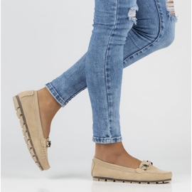 Bőr naplopók Filippo DP3613 / 22 Legyen bézs 1