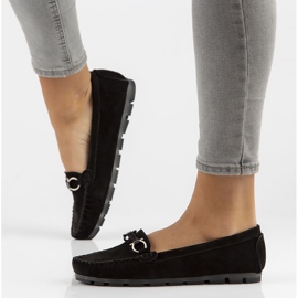 Bőr mokaszin Filippo DP3613 / 22 Bk fekete 1 Bőr mokaszin Filippo DP3613 / 22 Bk fekete 1