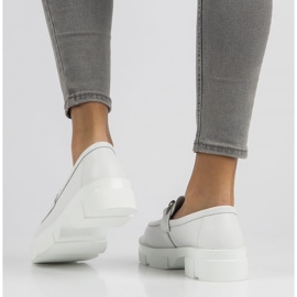 Bőr cipő Filippo DP3221 / 22 Wh fehér 1 Bőr cipő Filippo DP3221 / 22 Wh fehér 1