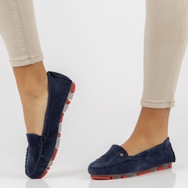 Bőr naplopók Filippo DP2037 / 22 Nv Rd sötétkék 2