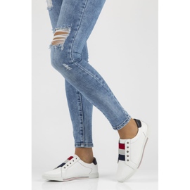 Bőr cipő Filippo DP2155 / 22 Wh fehér 1 Bőr cipő Filippo DP2155 / 22 Wh fehér 1