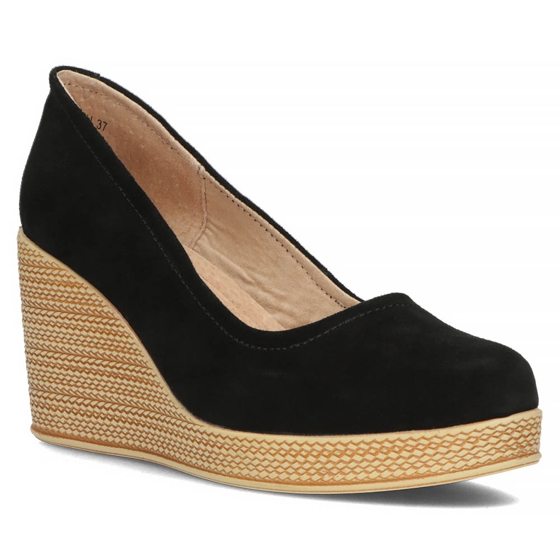 Bőr cipő Filippo DP3521 / 22 Bk Su fekete 1