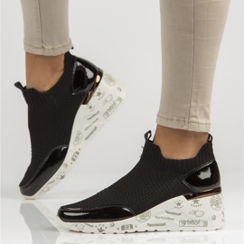 Bőr cipő Filippo DP3551 / 22 Bk fekete 1 Bőr cipő Filippo DP3551 / 22 Bk fekete 1