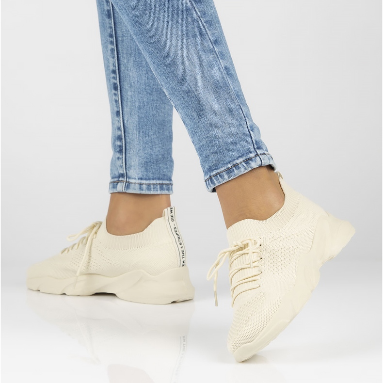 Filippo DTN2184 / 22 Be bézs színű tornacipő 2