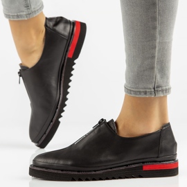 Bőr cipő Filippo DP3916 / 22 Bk fekete 1