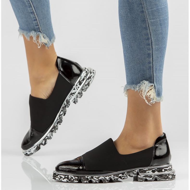 Bőr cipő Filippo DP3920 / 2022 Bk fekete 1