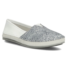 Bőr cipő Filippo DP031 / 22 Bl kék fehér 1