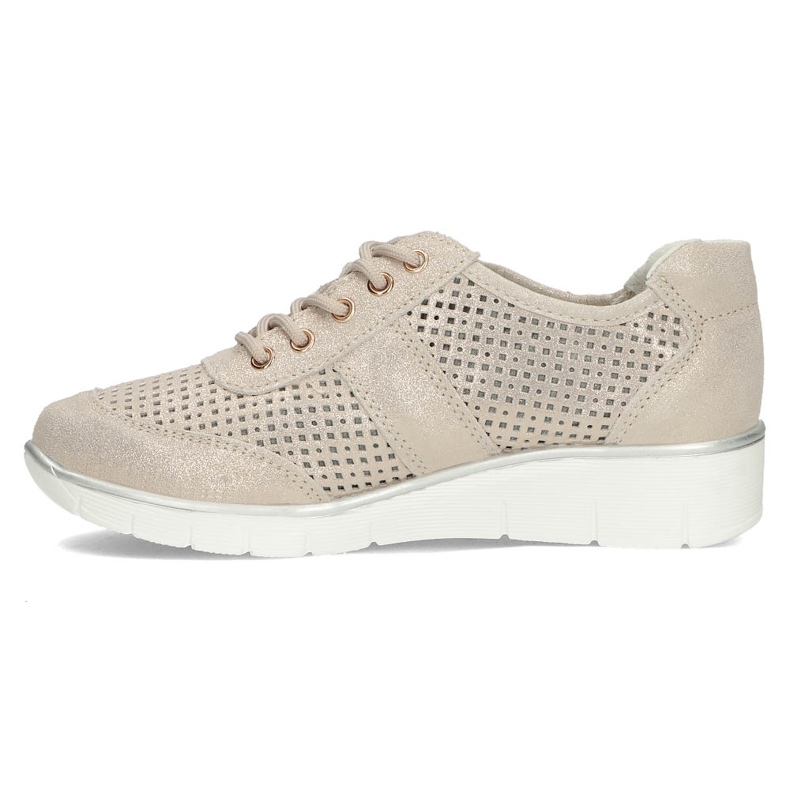 Bőr cipő Filippo DP028 / 22 Go golden aranysárga 1 Bőr cipő Filippo DP028 / 22 Go golden aranysárga 1