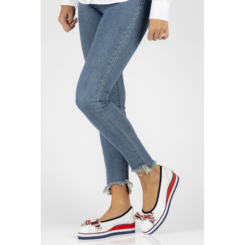 Bőr balerinák Filippo DP2159 / 22 Wh fehér 2 Bőr balerinák Filippo DP2159 / 22 Wh fehér 2