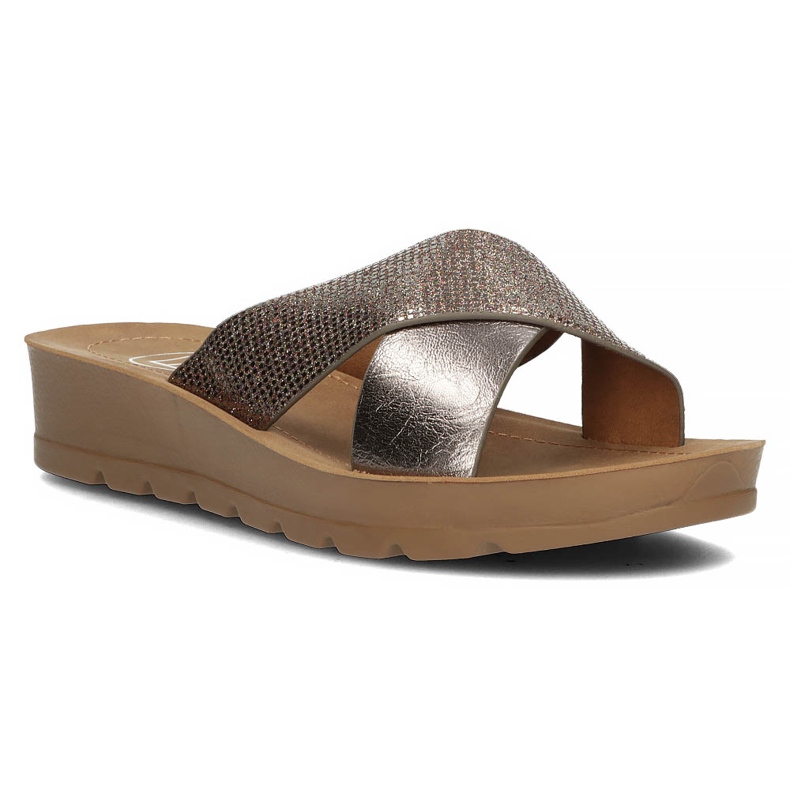 Filippo DK3611 / 22 Gn fegyveres papucs ezüst szürke 1