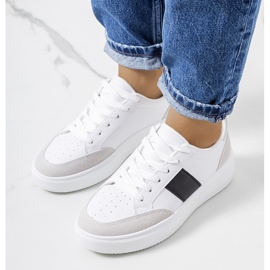 Ontario női fehér tornacipő fekete 1