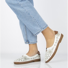 Bőr cipő Filippo DP1224 / 20 Wh fehér 1 Bőr cipő Filippo DP1224 / 20 Wh fehér 1