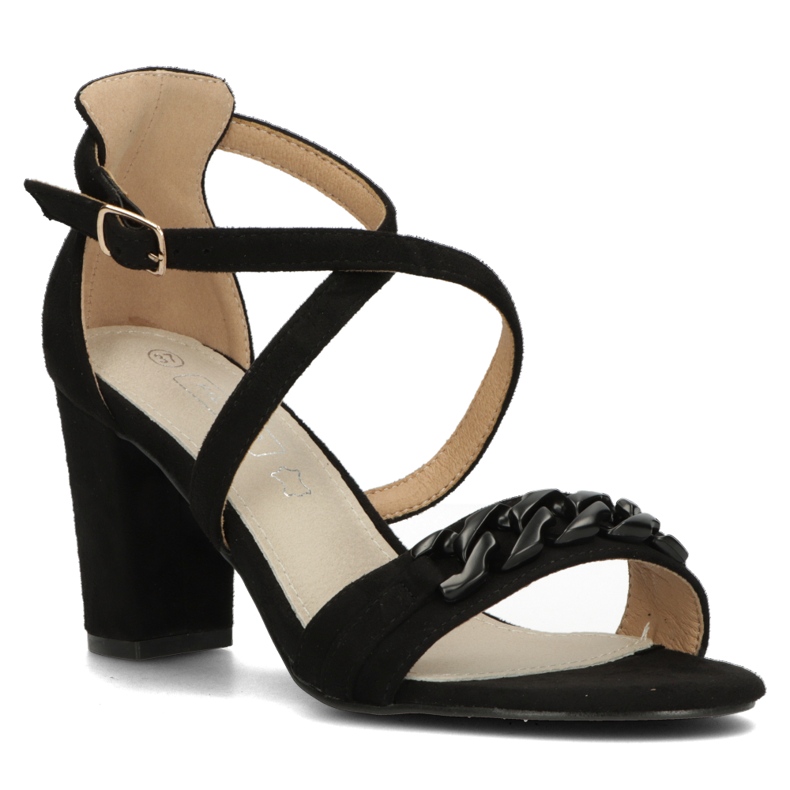 Filippo DS3665 / 22 Bk fekete szandál 1