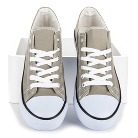 Tlck Shoes Szürke tornacipő 1