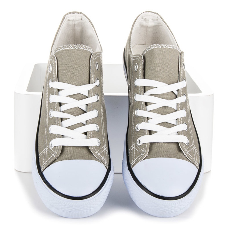 Tlck Shoes Szürke tornacipő 1