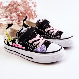 PA1 Gyerek tornacipő Fabric Print Black Buster fekete 1