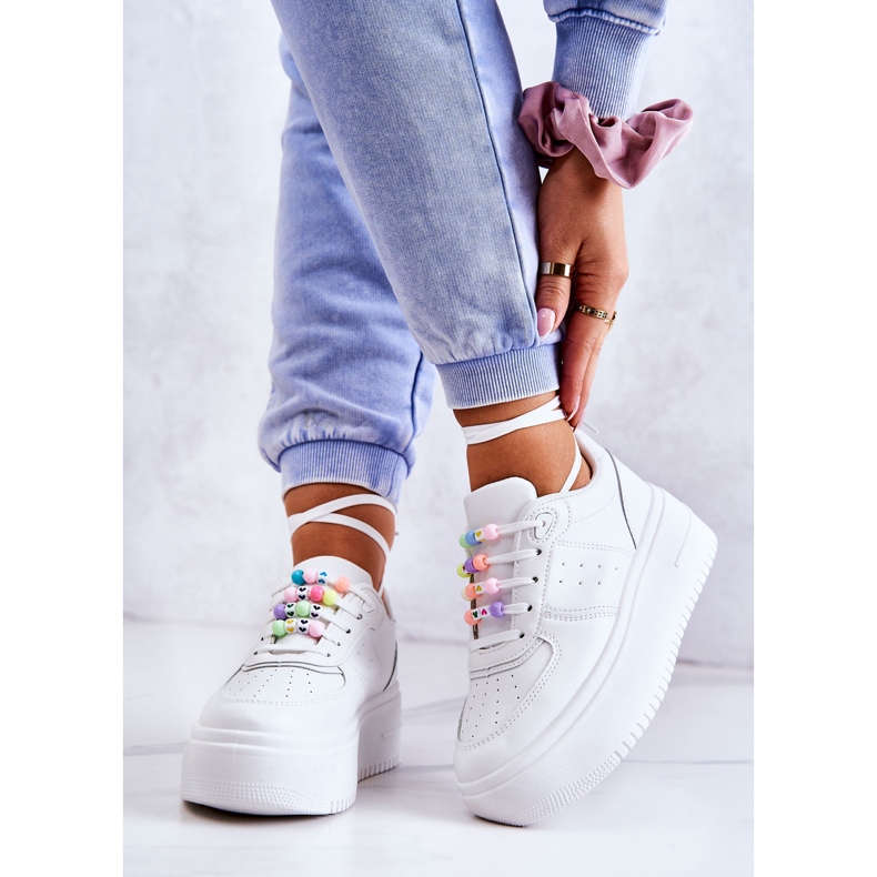 PS1 Női megkötött sportcipő tornacipő fehér Manila 2