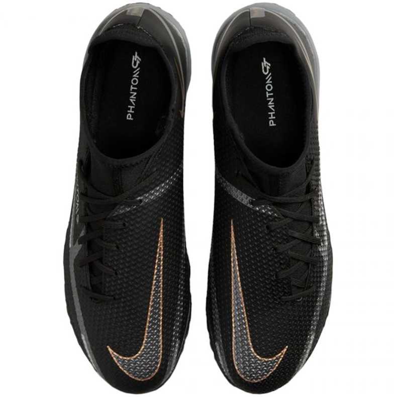 Nike Phantom GT2 Academy Df Tf DC0802 008 focicipő fekete fekete 1