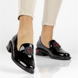 Bőr cipő Filippo DP3720 / 22 Bk fekete 1